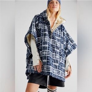 NWT Free People MISS YOU Poncho